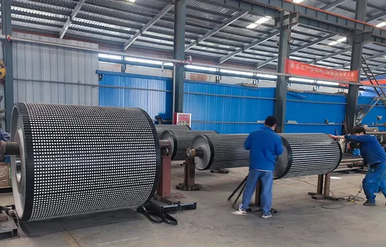 Diamond Rubber Drum Lagging Coating Ceramic Rubber Pulley Lagging Material