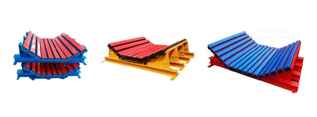 Impact Bed with Buffer Bars for Belt Conveyor Machine