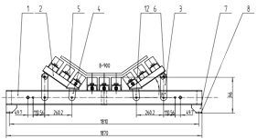 Fire-Resistance Rubber Conveyor Belt Impact Bed