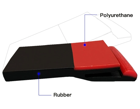 Pure Rubber Skirting Board 60 Duro Skirt Rubber for Conveyor Sealing