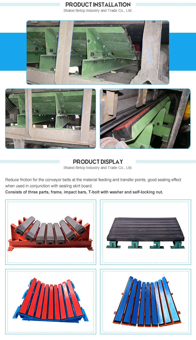 Impact Bed for The Conveyor Belt Use