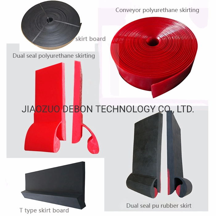 Conveyor Belt Skirting Double Lips Skirt Rubber