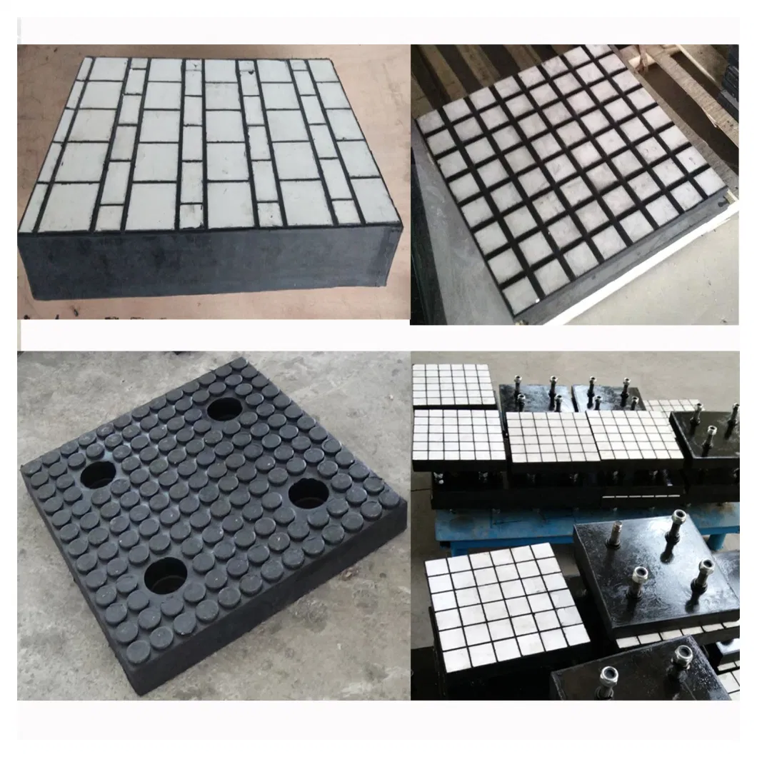 Wear and Abrasion Resistant Rubber Ceramic Tile Mats