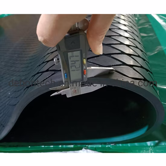 12mm Conveyor Herringbone Rubber Diamond Pulley Lagging Suppliers
