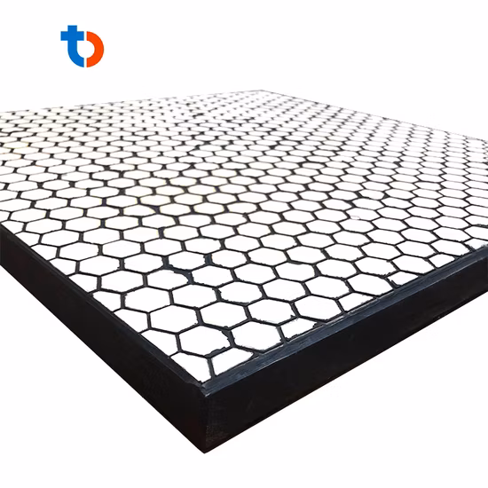 Polyurethane Rubber Ceramic Wear Resistant Chute Liner with Urethane Panel